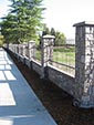 thumbnail of precast concrete pillars and fencing